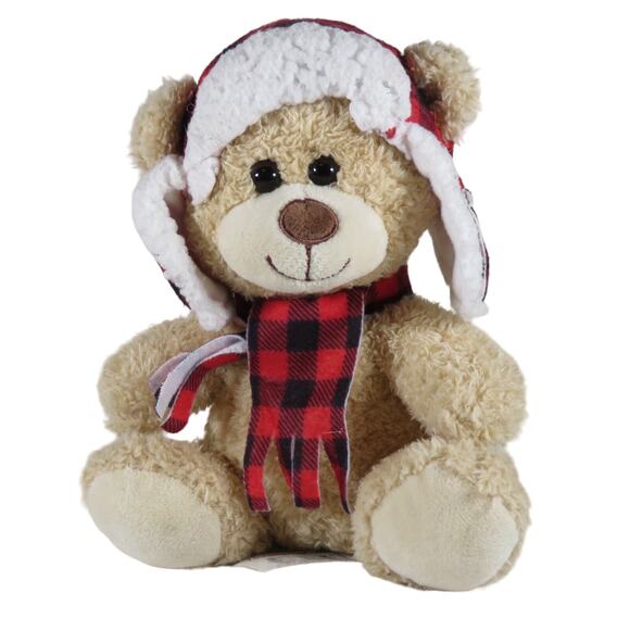 Plush Teddy Bears Winter Holiday Outfits Set of 2 Animal Adventure Small 8" - Picture 12 of 16
